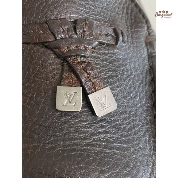Authentic Louis Vuitton Brown Leather Drivers Logo Bow Slip On Loafers Size 10 main image 12